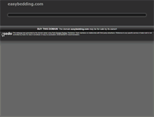Tablet Screenshot of easybedding.com